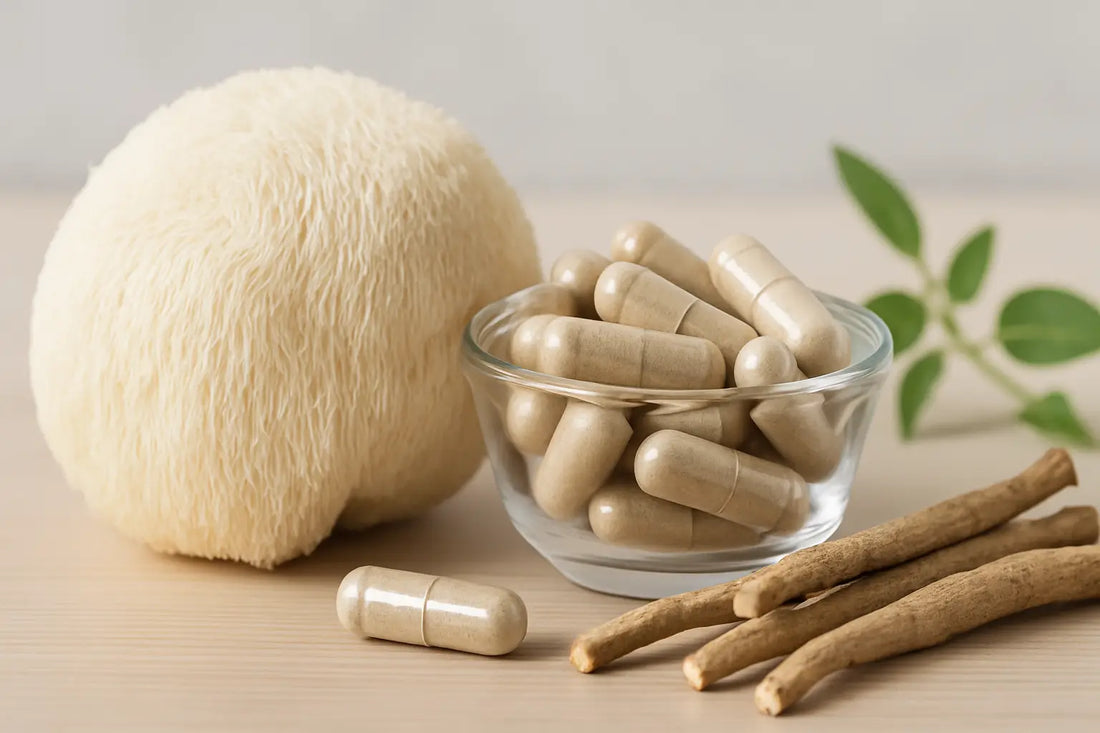 Melena de león + ashwagandha: beneficios reales