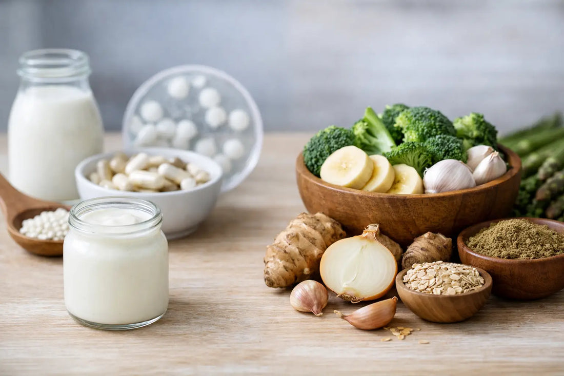 Probioticos vs prebioticos: diferencias y uso