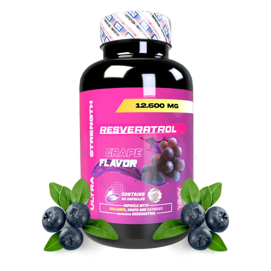Resveratrol  Femenino - Ultra Potente con Colágeno y Biotina