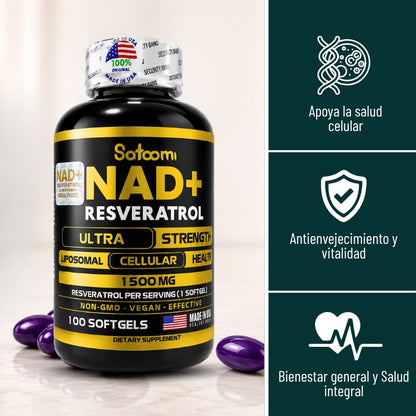 NAD + RESVERATROL® ANTI OXIDANTE